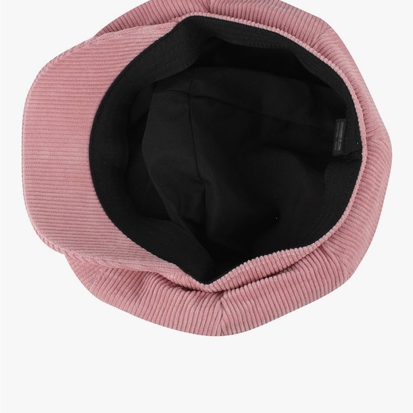 POL Pink Corduroy Newsboy Cap - Picture 3 of 4